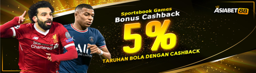 BONUS CASHBACK SPORTSBOOK 5%